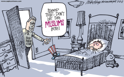 PETER KING ON MUSLIMS  by Mike Keefe