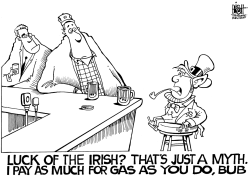 LUCK OF THE IRISH, B/W by Randy Bish