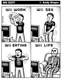 WII LIFE by Andy Singer
