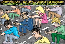 TEXTING OR DRIVING  WHICH LOCAL-CA  by Monte Wolverton