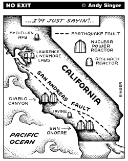 NUCLEAR REACTORS IN CALIFORNIA by Andy Singer