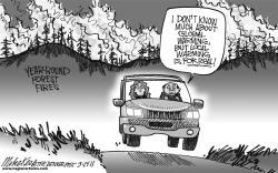 FOREST FIRES by Mike Keefe