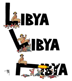 GADDAFI DESTROYING LIBYA by Arend Van Dam