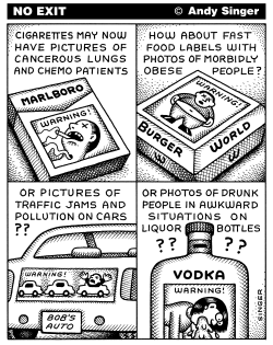 CIGARETTE LABELS by Andy Singer