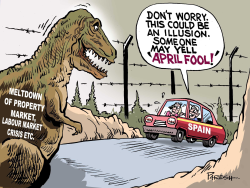 APRIL FOOL IN SPAIN by Paresh Nath