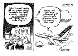 HOLE IN AIRPLANE ROOF by Jimmy Margulies