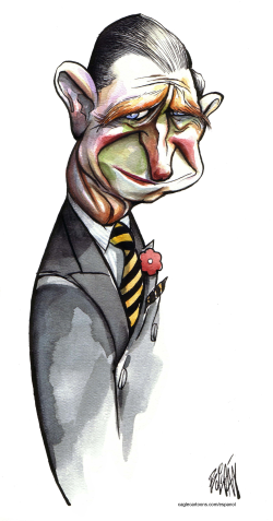 PRICE CHARLES - CARICATURE by Angel Boligan