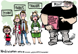 EDUCATION BULLY  by Milt Priggee
