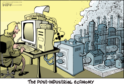 THE POST-INDUSTRIAL ECONOMY by Kirk Anderson
