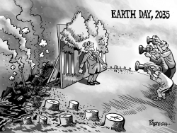 EARTH DAY, 2035 by Paresh Nath