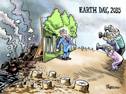 EARTH DAY, 2035  by Paresh Nath