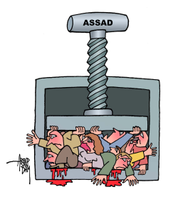 ASSAD OPPRESSION IN SYRIA by Arend Van Dam