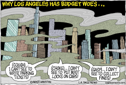 LA POLLUTION AND PARKING METERS  LOCAL-CA by Monte Wolverton