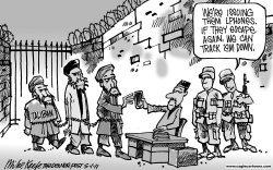 TALIBAN ESCAPEES by Mike Keefe