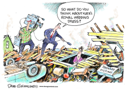TORNADOES AND ROYAL WEDDINGS by Dave Granlund