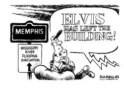 MISSISSIPPI RIVER FLOOD EVACUATION by Jimmy Margulies