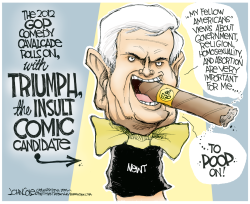 NEWT THE INSULT COMIC CANDIDATE  by John Cole
