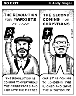 MARXISTS AND CHRISTIANS by Andy Singer