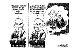 ISRAEL BORDERS by Jimmy Margulies