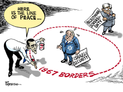 OBAMA'S LINE OF 1967  by Paresh Nath