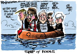 SHIP OF FOOLS  by Milt Priggee