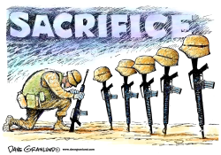 Memorial Day and sacrifice by Dave Granlund