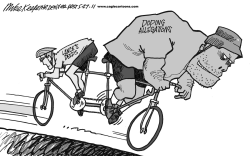 ARMSTRONG DOPING  by Mike Keefe