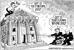 FIXING OR WRECKING THE ECONOMY by Monte Wolverton