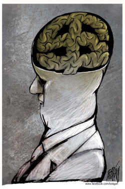 ONE THOUGHT BRAIN by Angel Boligan