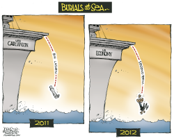  OBAMA SECOND TERM  by John Cole