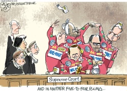 CORPORATE COURT  by Pat Bagley
