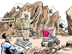 WITHDRAWING TROOPS  by Paresh Nath