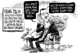 APPLE AND SYRIA by Daryl Cagle