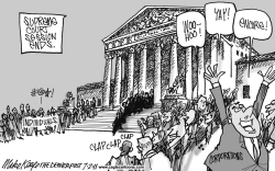 SUPREME COURT SESSION  by Mike Keefe