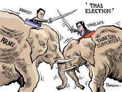 THAI ELECTION by Paresh Nath