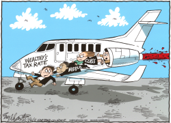WEALTHY TAX RATE by Bob Englehart