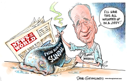 PHONE HACKING SCANDAL by Dave Granlund