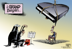 A GRAND BARGAIN  by Nate Beeler