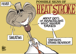 THE HEAT GETS TO OBAMA,  by Randy Bish