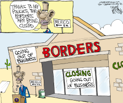 CLOSED BORDERS  by Gary McCoy