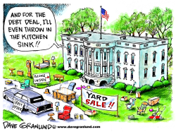 OBAMA AND DEBT LIMIT DEAL by Dave Granlund