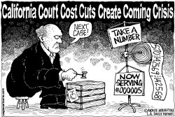 LOCAL-CA CALIFORNIA COURT COST CUTS by Monte Wolverton