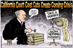 LOCAL-CA CALIFORNIA COURT COST CUTS  by Monte Wolverton