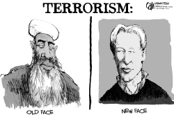 FACE OF TERRORISM by Cam Cardow