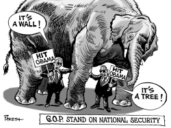 REPUBLICAN STAND by Paresh Nath