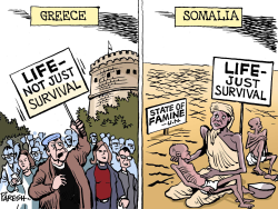 GREECE AND SOMALIA  by Paresh Nath