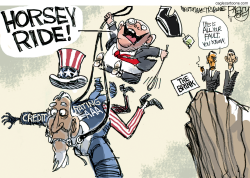 TEA PARTY TAKES OFF by Pat Bagley