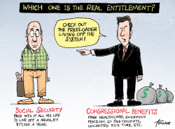 THE REAL ENTITLEMENT by Rob Tornoe