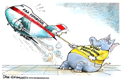 FAA FUNDING by Dave Granlund