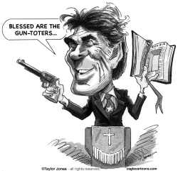 RICK PERRY PREACHES by Taylor Jones